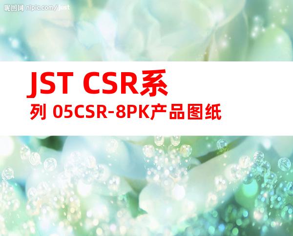 JST CSR系列 05CSR-8PK产品图纸